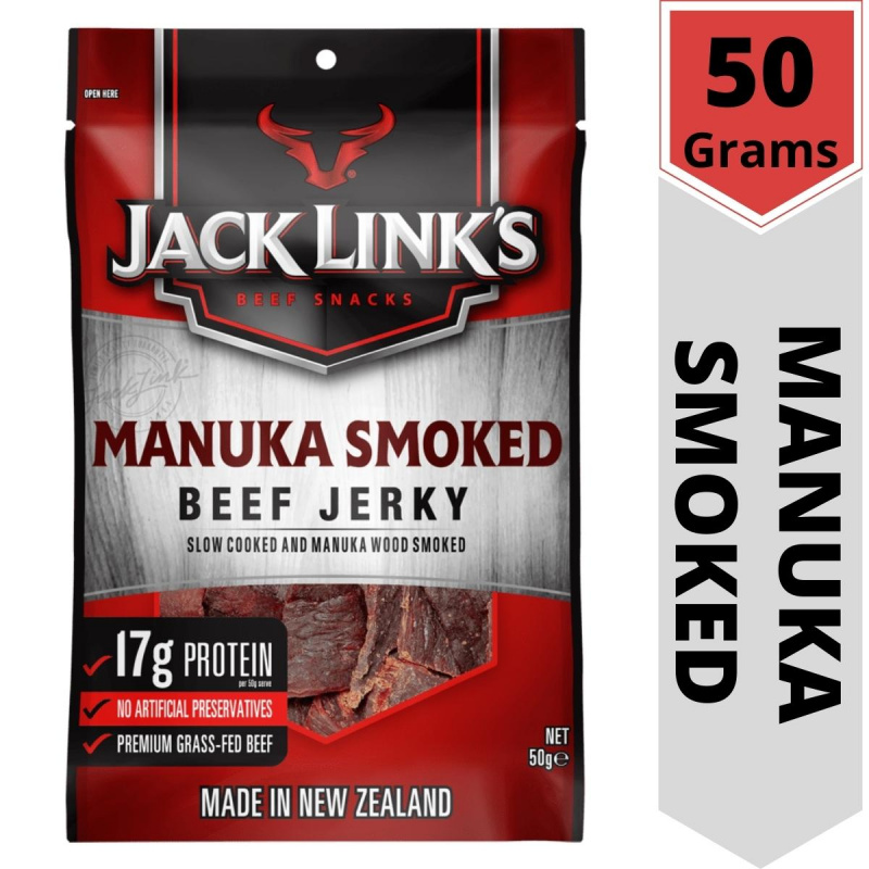 Jack Link's 紐西蘭草飼牛肉乾, 50g (6款口味)