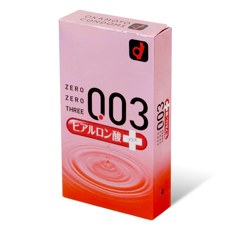 岡本。零零三 0.03 透明質酸 (日本版) 10 片裝 乳膠安全套