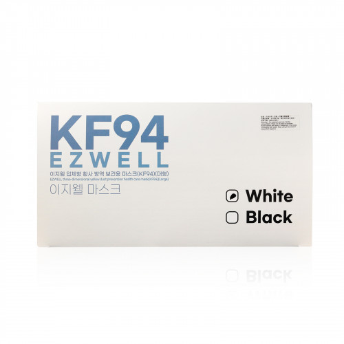 EZWELL KF94 四層防護3D立體口罩 (白色) 50pcs/盒 卓悅環球發展有限公司