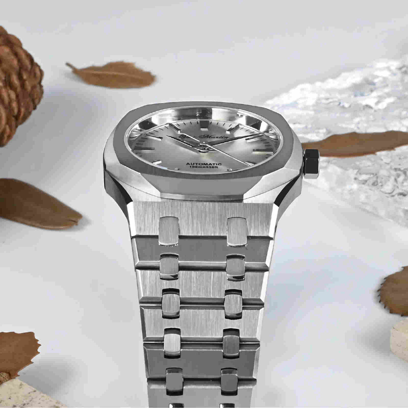 SAN MARTIN SN013-G 自動機械錶 白色錶盤