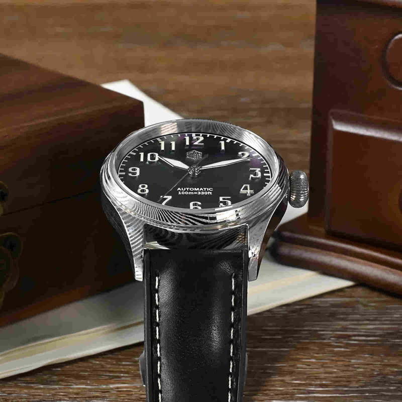 SAN MARTIN SN0030-D 自動機械錶 皮帶