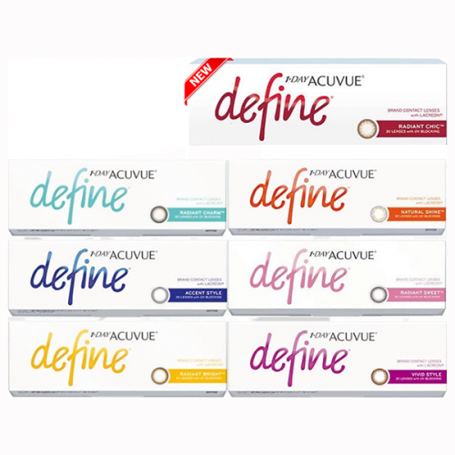 1 Day Acuvue Define 每日即棄色彩隱形眼鏡 [7色]