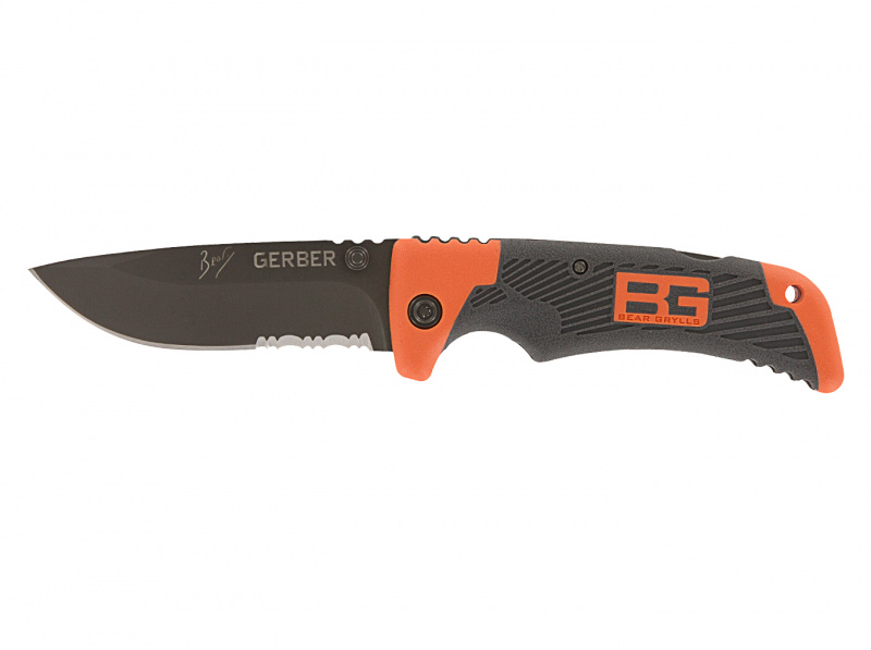 美國 Gerber 多用途刀具 - Bear Grylls Survival Series, Scout clip folding knife
