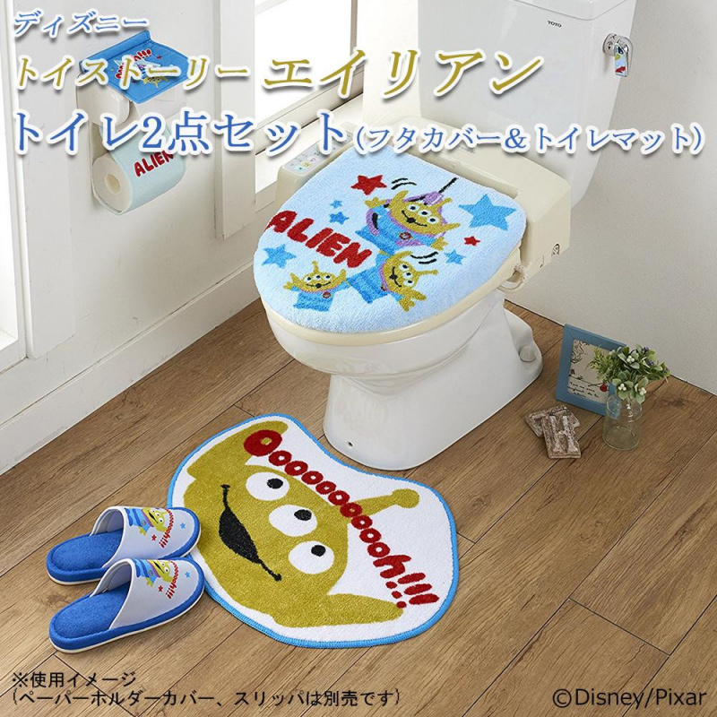日本三眼仔/麵包超人廁所墊套裝 [2款]