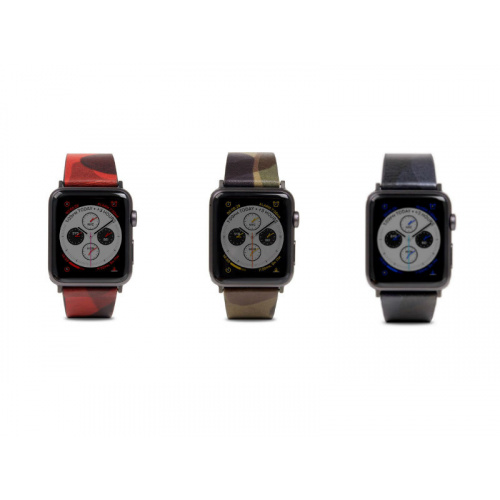 韓國SLG DESIGN CAMO APPLE WATCH 迷彩真皮錶帶 Apple Watch Series 1~4