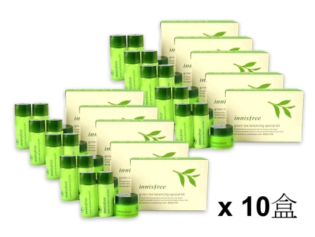 Innisfree 綠茶平衡保濕旅行套裝 10盒