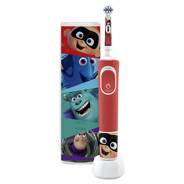 Oral-B Pixar Kids 3+ 特別版可充電式電動牙刷 + 免費旅行盒 + 2種潔淨模式
