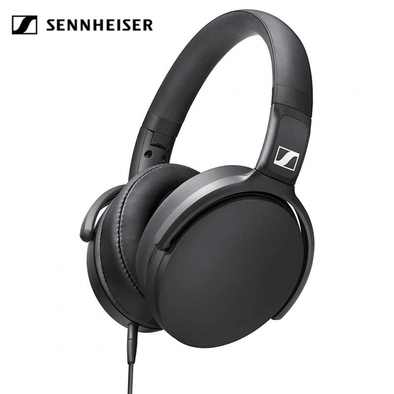 腦後耳機HD400S Wired Headphones Noise Isolation Earphone Stereo Music Foldable Sport Headset Deep Bass For Sennheiser  Mobile