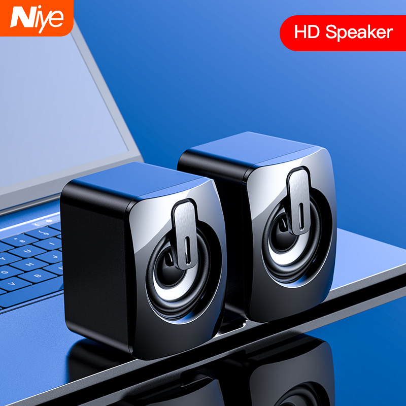 電腦喇叭Mini Computer Speaker USB Wired Speakers 3D Stereo Sound Surround Loudspeaker For PC Laptop Notebook Not bluetooth Lou