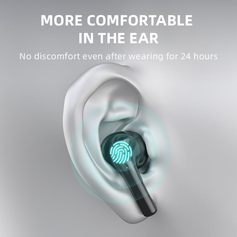 掛耳耳機Best Bluetooth Headphones TWS Wirelss Earphones Bluethooth Earphone True Wireless Earbuds Touch Headphones Bluethoot for iphone