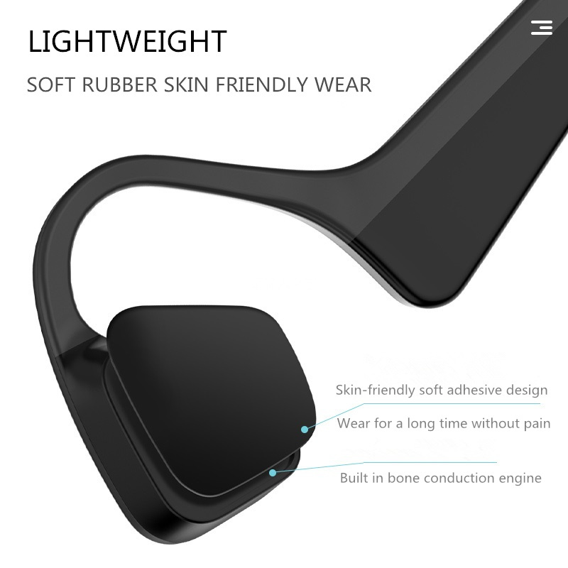 骨傳導耳機Xiaomi 2022 Bone Conduction Sports Headphones Wireless Earphone Bluetooth-Compatible Headset Hands-free With Mic For Running