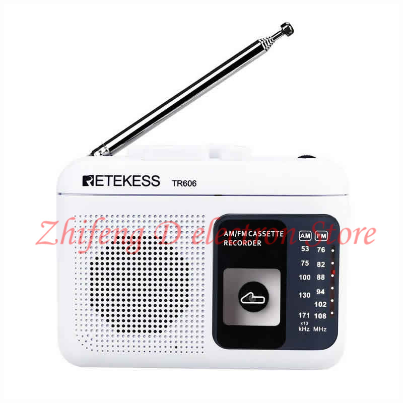老人收音機FM+ AM 便携式磁带机，老式磁带机，英语磁带机，扬声器 8Ω 0.5W，单机老人收音机