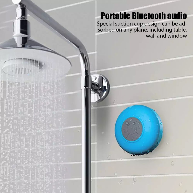 便携喇叭Portable Bluetooth Speaker Wireless Waterproof Shower Speakers for Phone Bluetooth Subwoofer Hand Free Car Speaker Loudspeaker