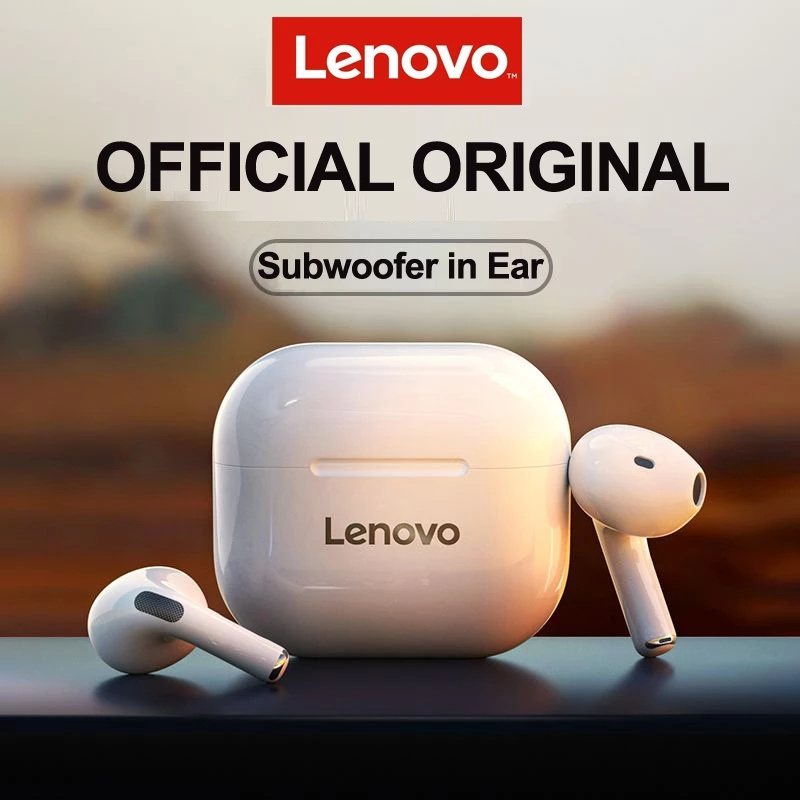 低音炮NEW Original Lenovo LP40 TWS Wireless Earphone Bluetooth 5.0 Dual Stereo Noise Reduction Bass Touch Control Long Standby 230mAH
