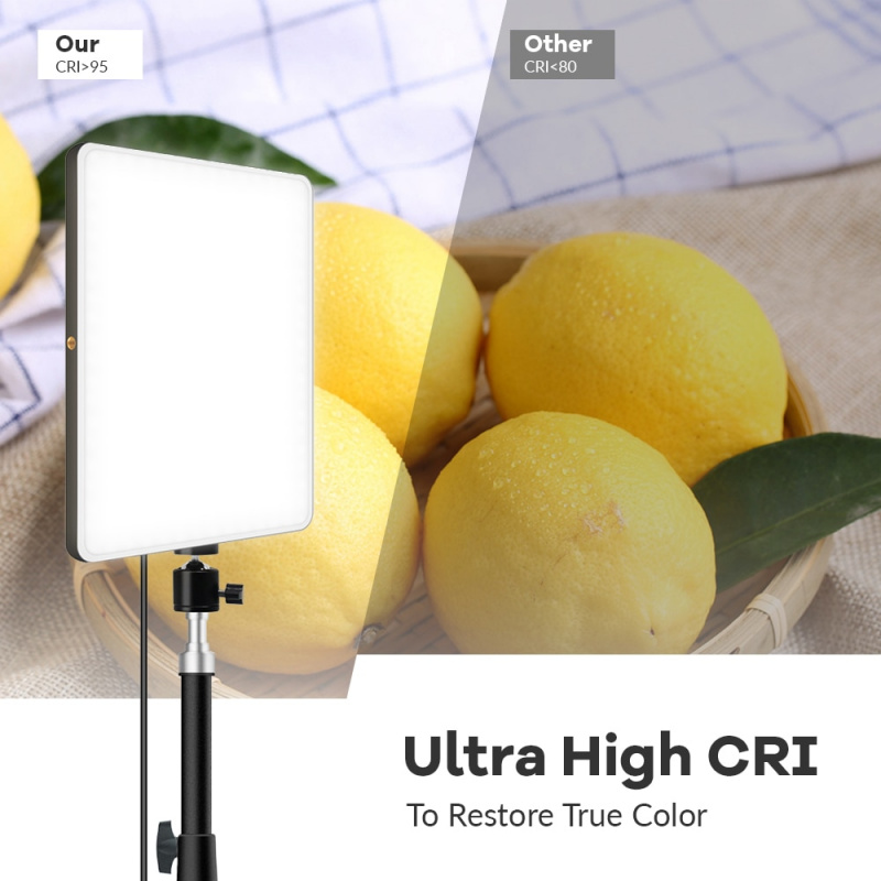 攝影燈光Dimmable LED Video Light Panel EU Plug 2700k-5700k Photography Lighting For Live Stream Photo Studio Fill Lamp
