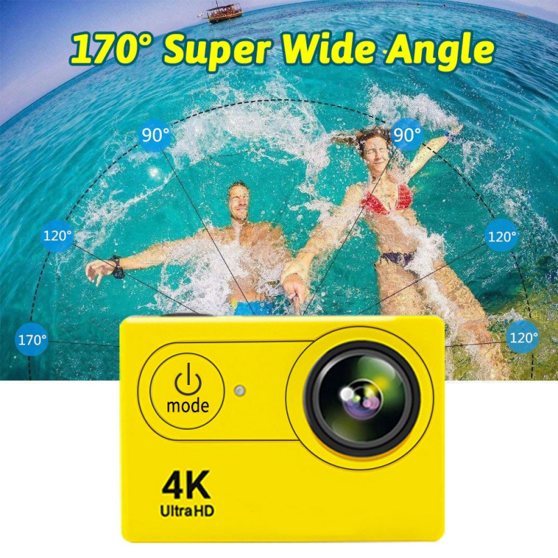 運動相機H9 4K Sports Camera Ultra HD Action Camera 4K 30m Waterproof 2.0' Screen 1080p Sport Camera Extreme Video Camera Gopr