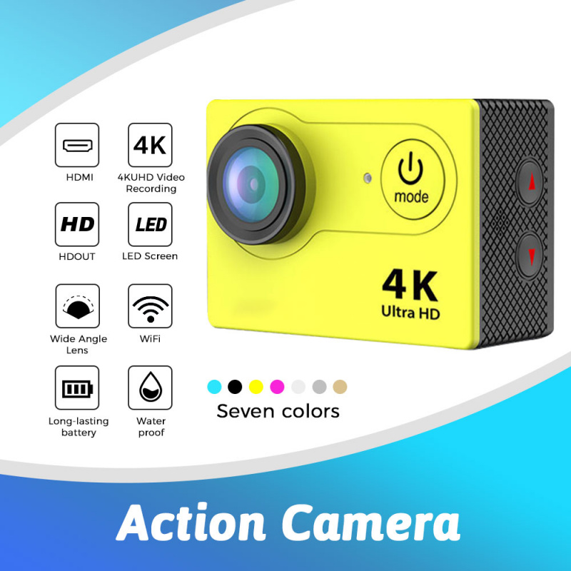 運動相機H9 4K Sports Camera Ultra HD Action Camera 4K 30m Waterproof 2.0' Screen 1080p Sport Camera Extreme Video Camera Gopr