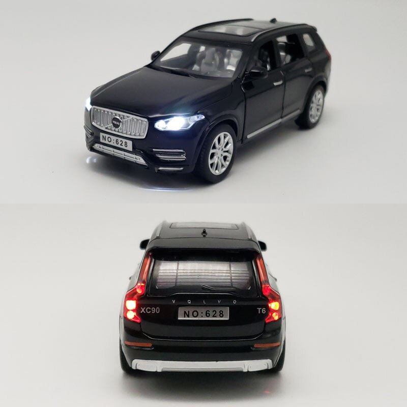 玩具車1 32 VOLVO XC90 SUV 合金汽车压铸和玩具车玩具车金属收藏模型车模型儿童高仿真玩具