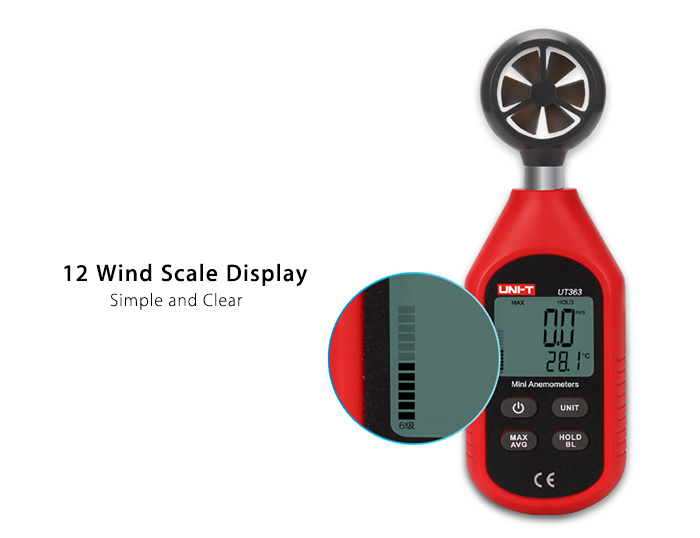 UNI-T UT363 迷你風速計數字風速儀測風速儀高級測風儀風速計