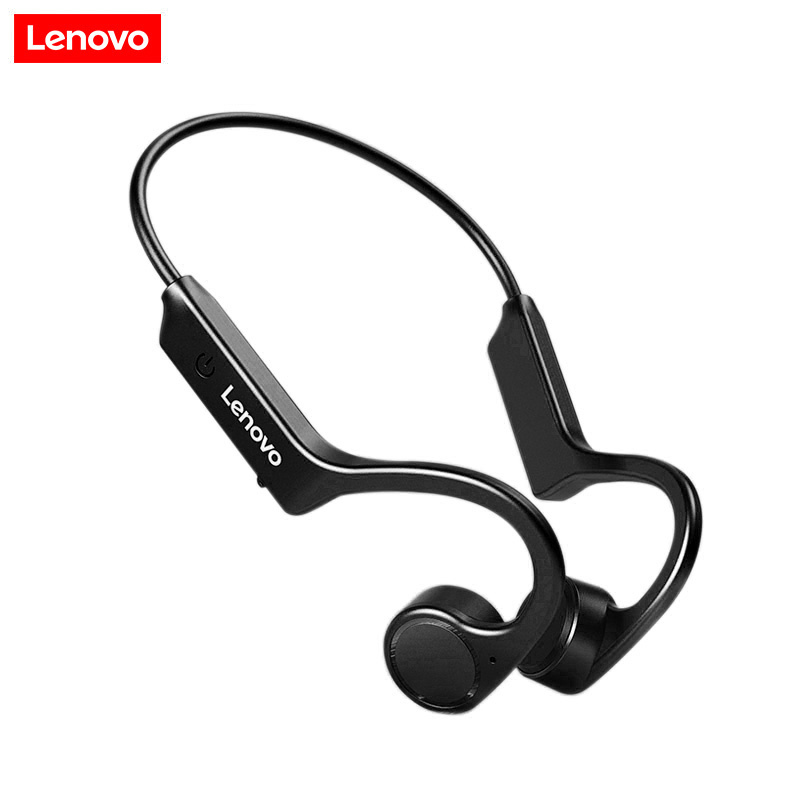 骨傳導耳機Lenovo X4 Bone Conduction Bluetooth Headphone Sports Earphone Waterproof Wireless Headset with Mic Ear-hook TWS Bass Hifi Stereo