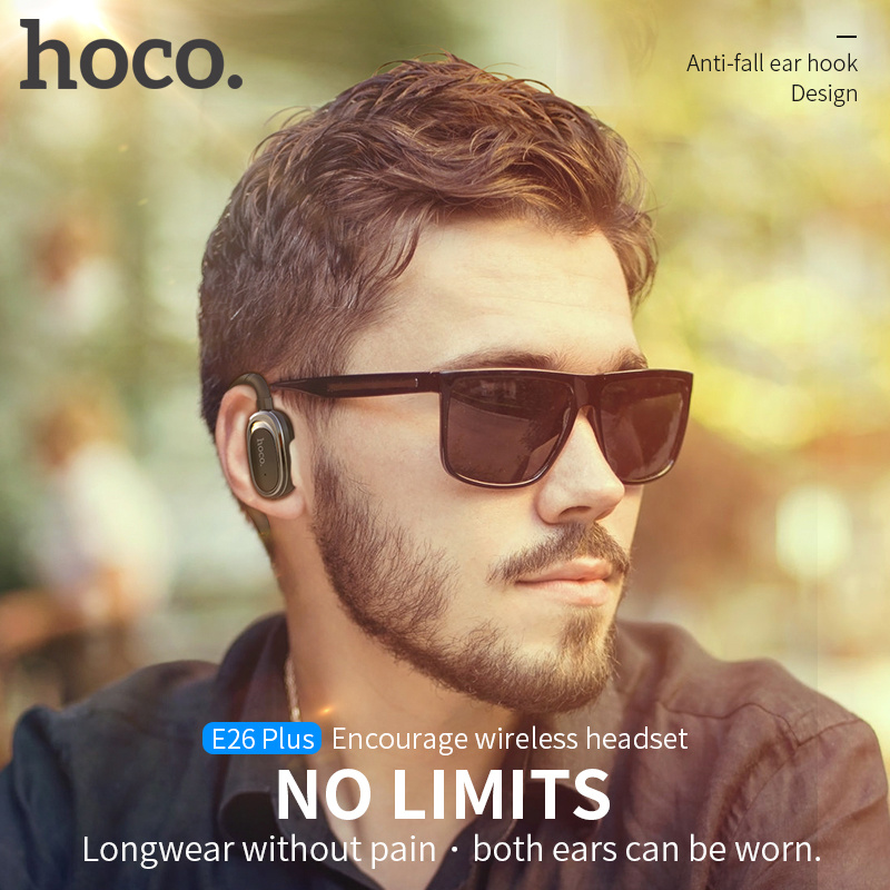 車載免提耳機HOCO 无线蓝牙耳机便携式耳机蓝牙耳机车载免提耳塞带麦克风适用于 iOS Android