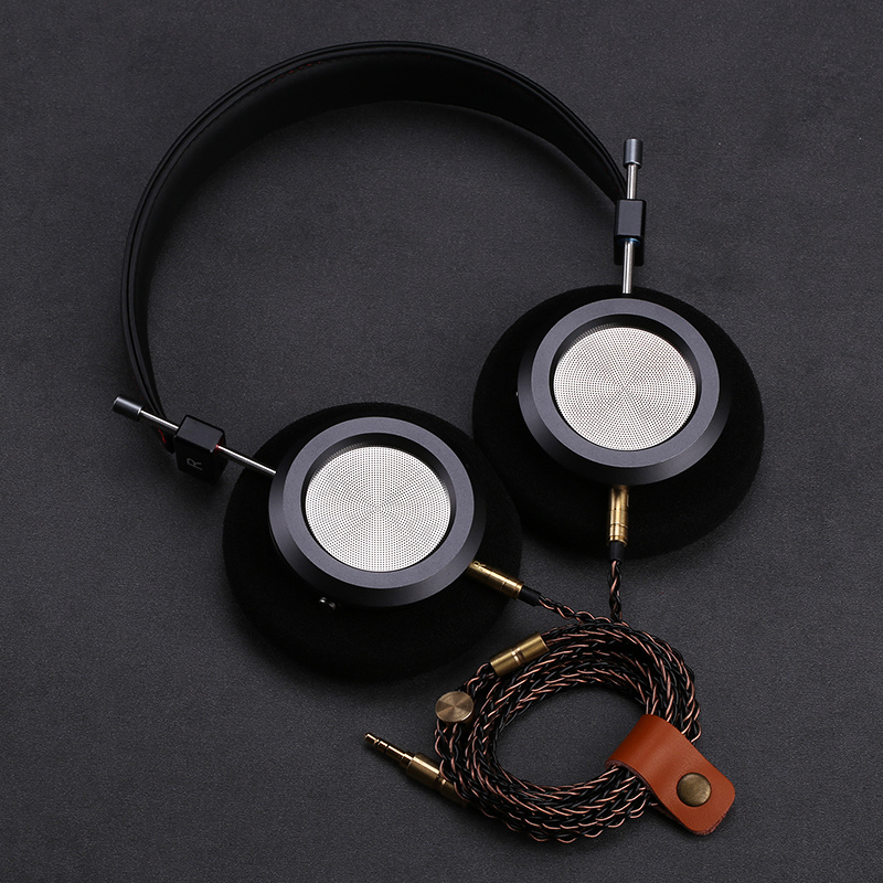 有綫耳機HiFi 头戴式耳机 后开式耳机 全频金属外壳 高品质音频 有线监听 音乐 舒适耳垫