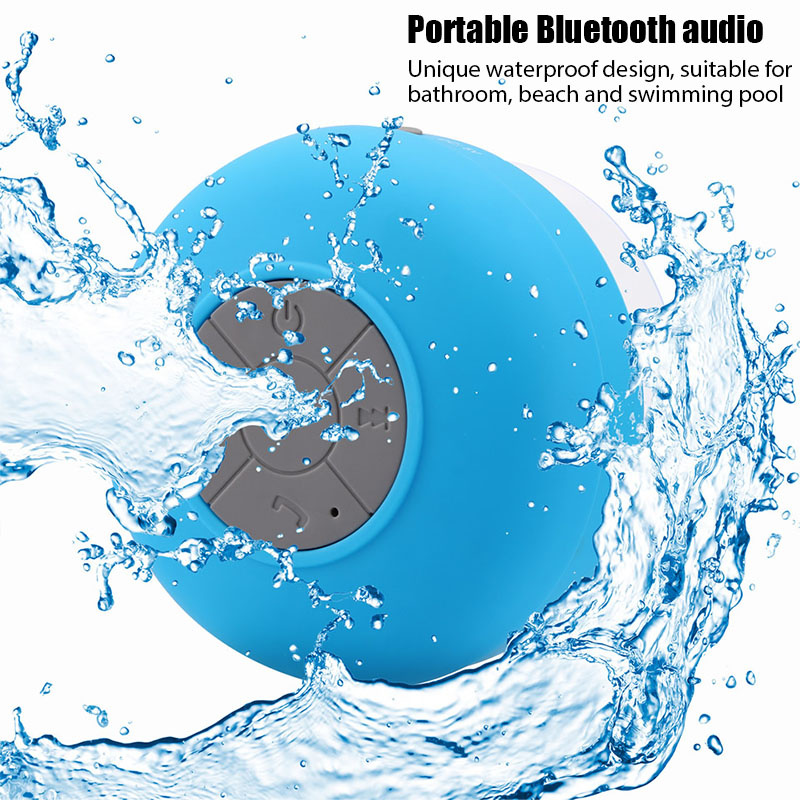 藍牙音箱便携式蓝牙扬声器无线防水淋浴扬声器适用于手机蓝牙低音炮免提车载扬声器扬声器