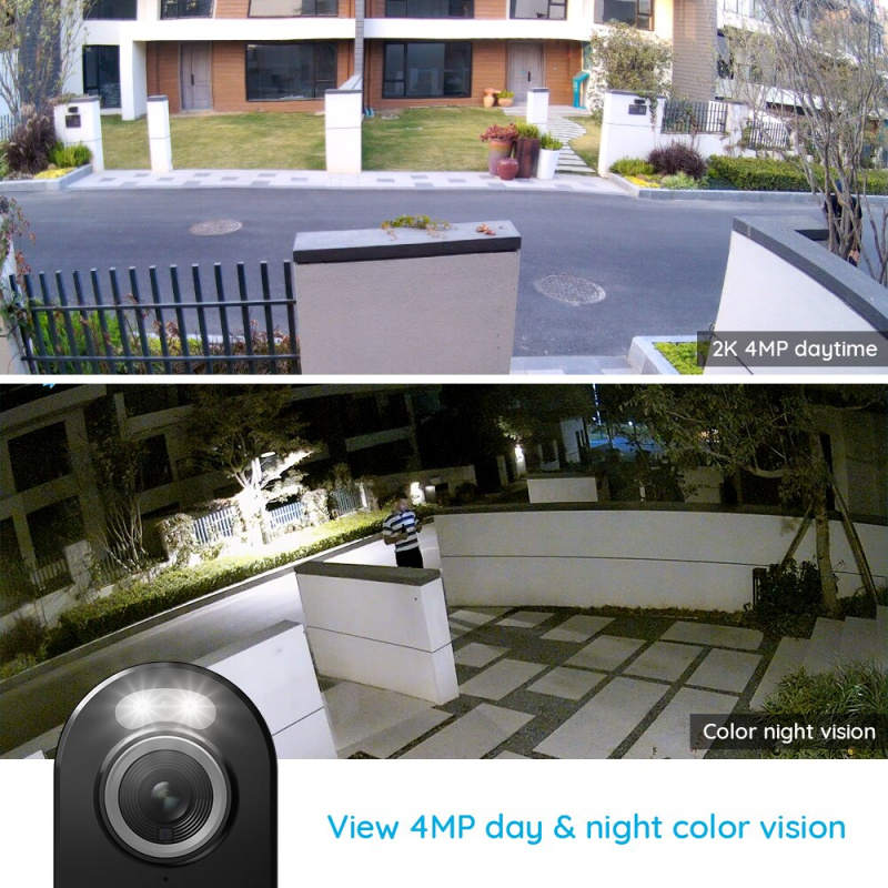 相機電池Reolink Argus 3 Pro Battery outdoor Camera 2.4G 5Ghz WiFi Camera 4MP Human Car Detection 2-way Audio Spotlight Smart Home Cam
