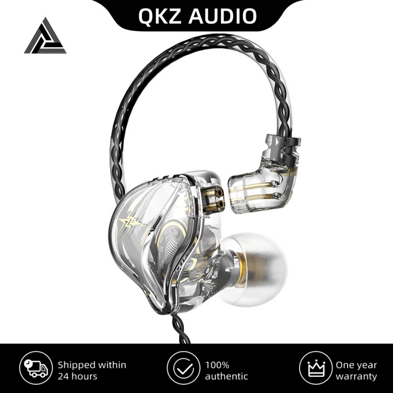 低音炮原装 QKZ ZXT 铜驱动器 HiFi 有线耳机 运动跑步耳机 低音立体声耳机 音乐耳塞 Fone De Ouvido