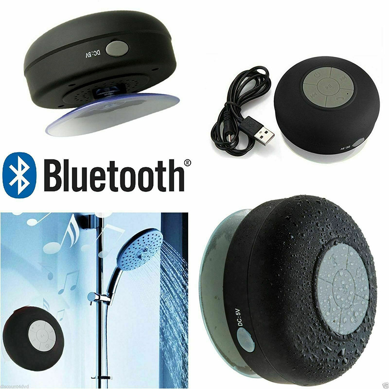 防水音箱Mini Bluetooth Speaker Portable Waterproof Suction Cup Wireless Handsfree Speakers, For Showers, Bathroom, Pool, Car, Beach
