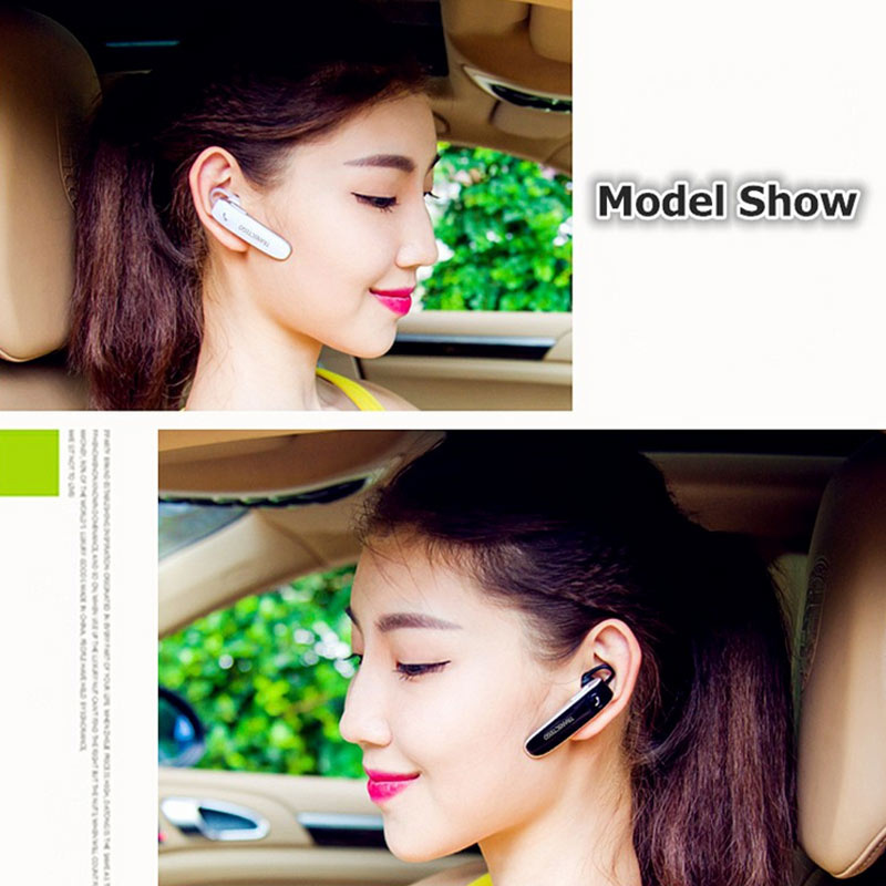 車載免提耳機TRANSCTEGO 无线蓝牙耳机 V4.1 带麦克风免提耳塞车载通用耳机适用于智能手机耳机