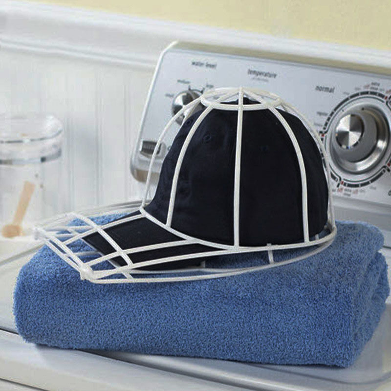 帽子清潔保護器棒球帽洗滌框架籠帽墊圈適合框架洗衣袋用於洗帽洗衣工具配件
