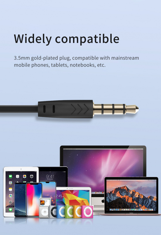有綫耳機PHOMAX 游戏耳机小屋音质有线耳机带麦克风 3.5 毫米音频线，适用于 iPad 平板电脑智能手机