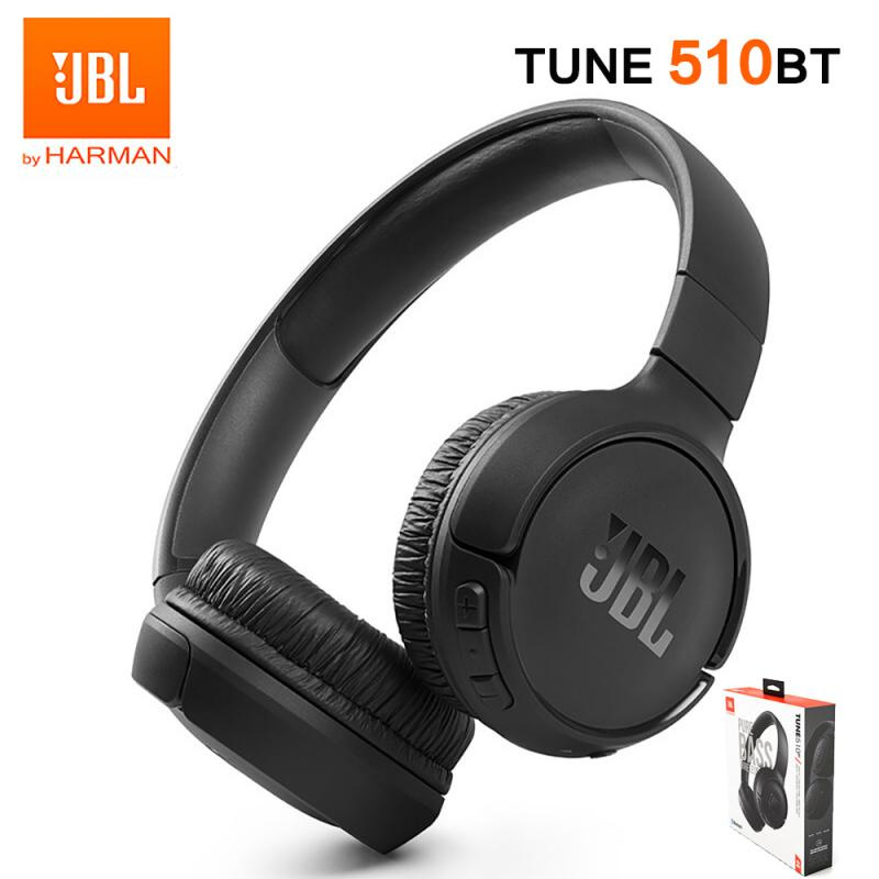 低音炮JBL T510BT Wireless Bluetooth Headphone Original Deep Bass Sound Sports Game Headset With Mic Noise Reduction Fo