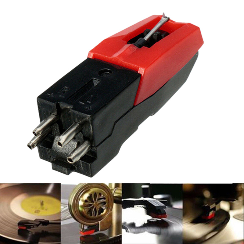 唱片機留声机转盘双动磁铁立体声黑胶唱片播放器唱针针