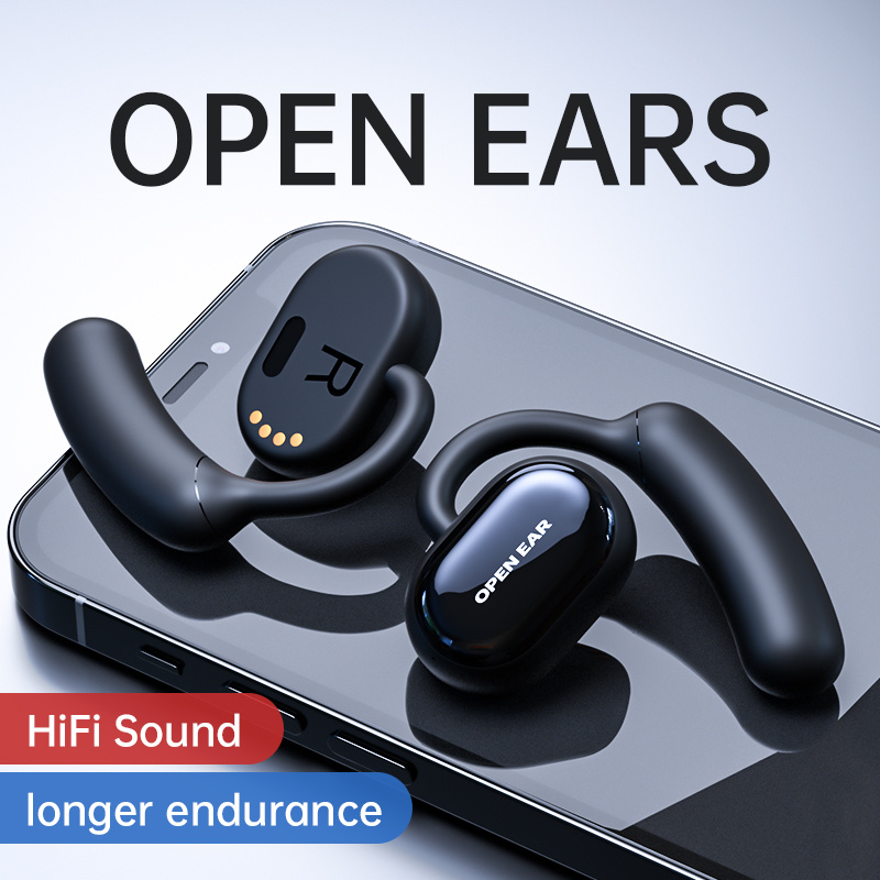 骨傳導耳機TWS耳机骨传导耳挂耳挂式蓝牙耳机无线耳塞运动降噪开耳式免提