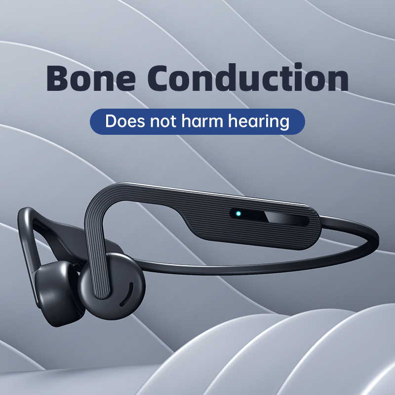骨傳導耳機2022 全新真骨傳導藍牙耳機運動耳機無線防水耳機帶麥克風免提 Hifi 立體聲 TWS