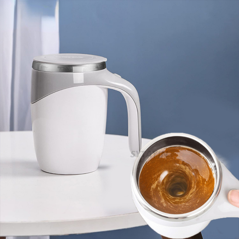 調音臺自动搅拌磁力杯不锈钢饮料咖啡搅拌杯便携式可充电电动智能搅拌杯保温杯