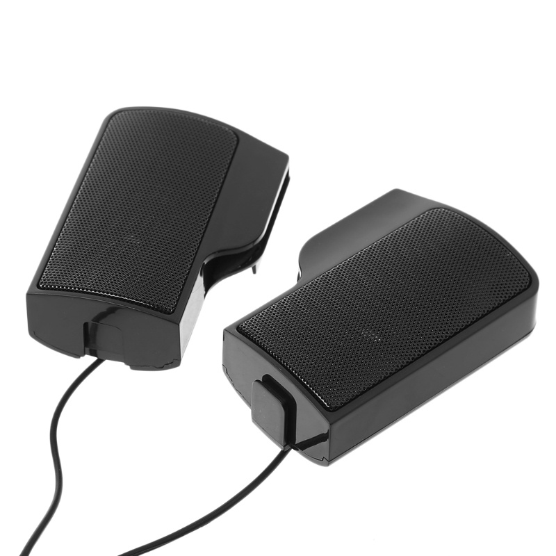 筆記本音箱全新 1 對迷你 USB 供電線控立體聲夾式揚聲器適用於筆記本電腦