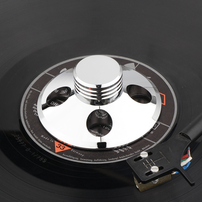 唱片機全新音頻 LP 乙烯基轉盤金屬光盤穩定器電唱機重量夾高保真