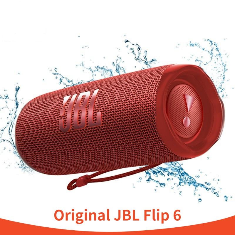 室外喇叭Original For JBL Wireless Bluetooth-compatible Speaker Flip 6 Waterproof Outdoor Speaker Travel Party Stereo Bass Music Track