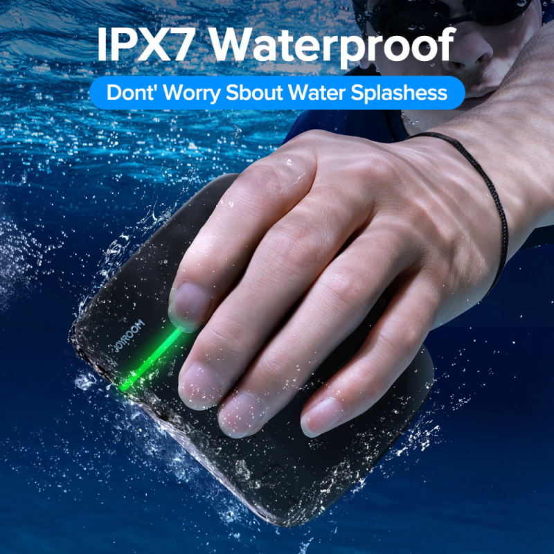防水音箱Joyroom Mini Portable Bluetooth Speaker IPX7 Waterproof Outdoor Small Stereo Wireless 3D Loudspeaker Home Theater Support TF