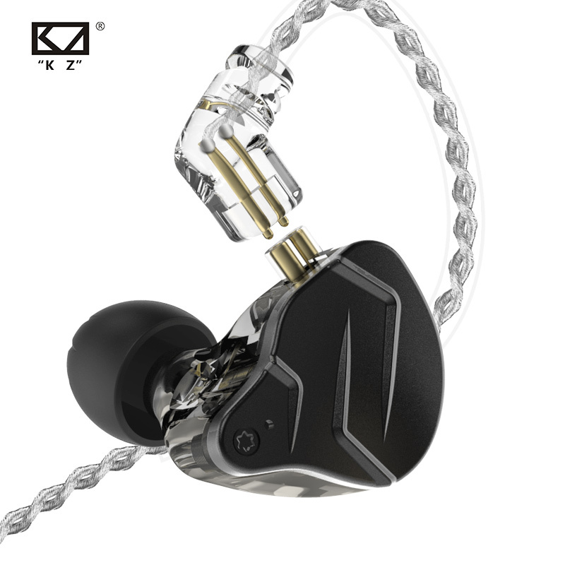 腦後耳機KZ ZSN Pro X 金屬耳機 1BA+1DD 混合技術 HIFI 低音耳塞入耳式監聽耳機運動降噪耳機