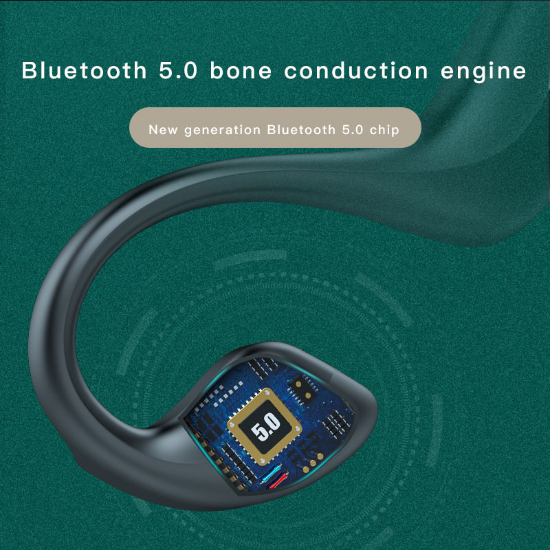 骨傳導耳機G100無線藍牙耳機環繞聲骨傳導耳機防水運動降噪耳塞式耳機