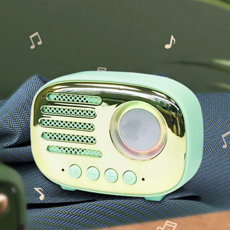 復古音箱MMS-08新款無線藍牙音響創意復古收音機迷你插卡戶外便攜小音箱