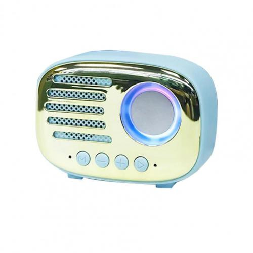 復古音箱MMS-08新款無線藍牙音響創意復古收音機迷你插卡戶外便攜小音箱