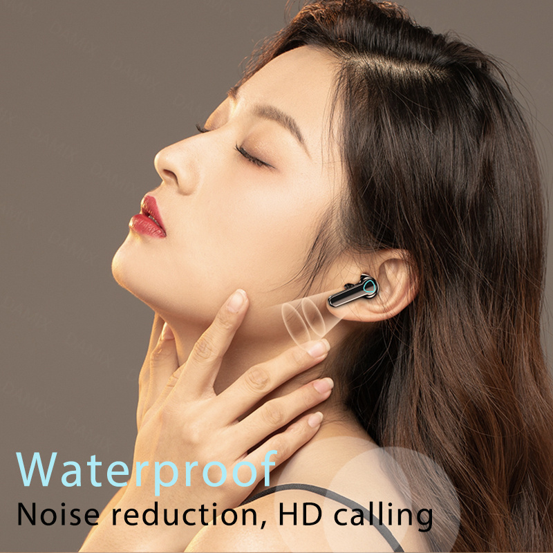 掛耳耳機運動藍牙無線耳機帶麥克風 IPX5 防水藍牙耳機耳機高保真立體聲音樂耳塞適用於手機
