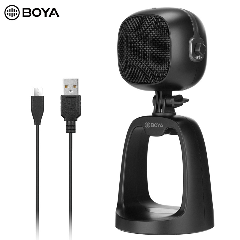 話筒BOYA BY-CM6 專業電容台式USB麥克風麥克風適用於PC電腦手機YouTube錄音播客工作室博主