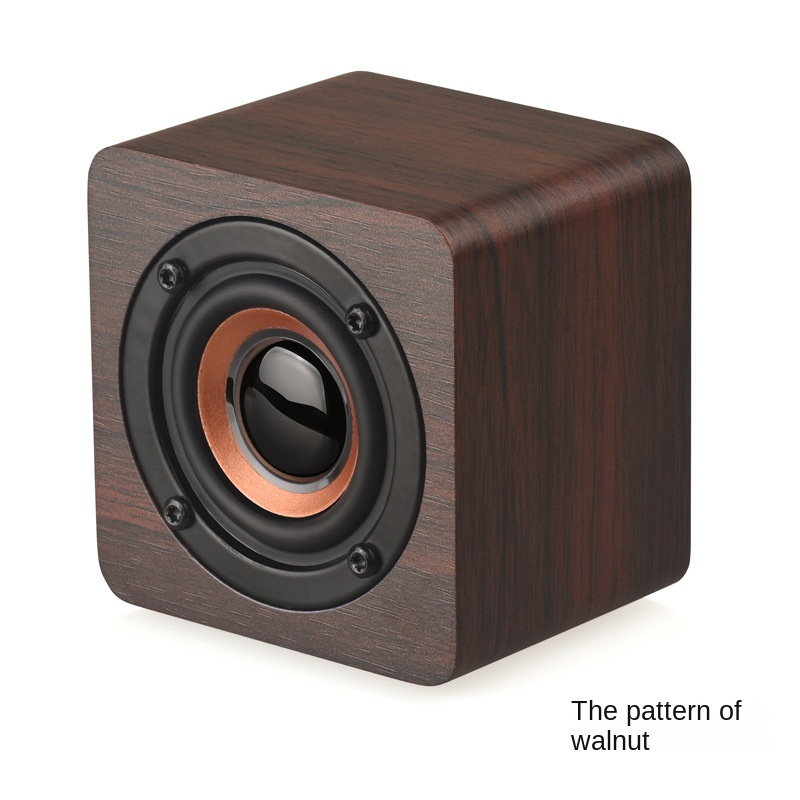 木製音箱Q1木質迷你無線藍牙音箱手機禮品創意音箱