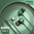 耳機YOVONINE Jack 磁性玩家有線耳機入耳式綠色金屬 HiFi 低音立體聲 3.5 毫米 C 型耳塞適用於電腦麥克風耳機